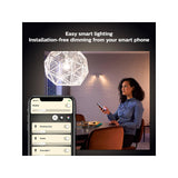 Philips Hue White Wireless Lighting LED Light Bulb with Bluetooth, 9W A60 E27 Edison Screw Cap Bulb, Single