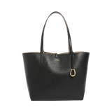 Lauren Ralph Lauren Reversible Tote Bag, Black/Taupe