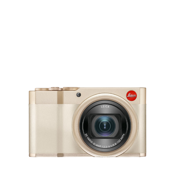 Leica C-Lux Compact Camera with 24-360mm Lens, 4K Ultra HD, Gold
