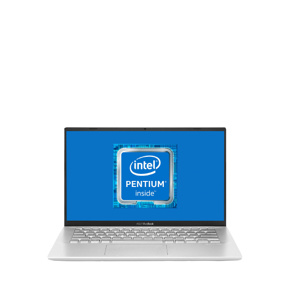 Asus VivoBook 14 X412FA-EK856T Intel Pentium 4GB RAM 128GB SSD 14" - Silver - Refurbished Good
