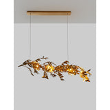 John Lewis & Partners Leaves Bar Ceiling Light, Gold