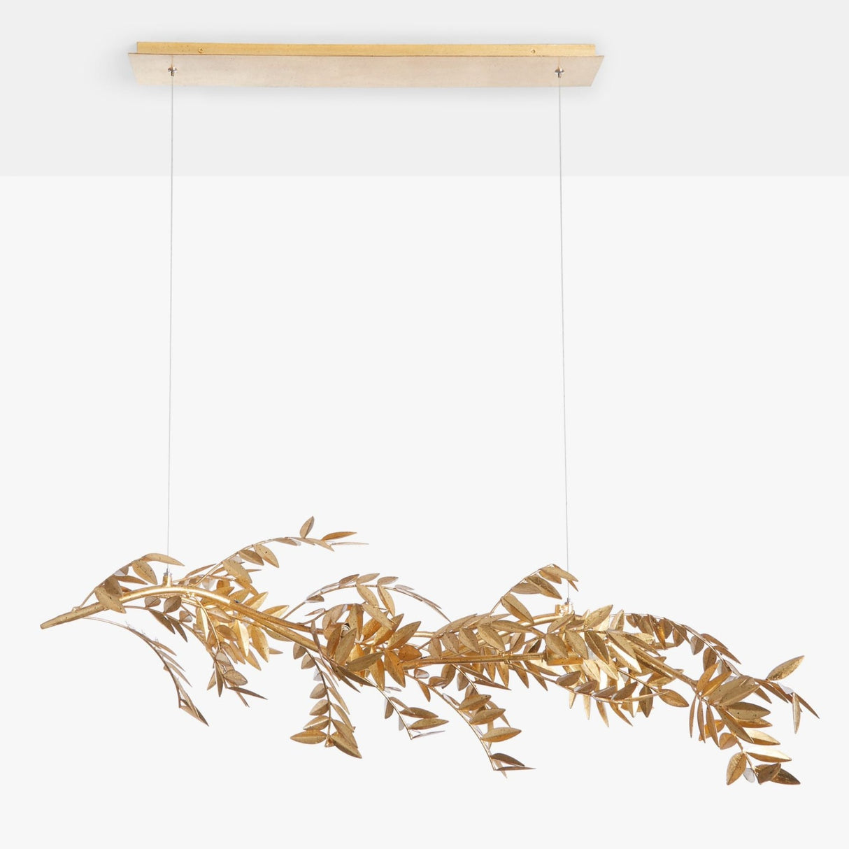 John Lewis & Partners Leaves Bar Ceiling Light, Gold