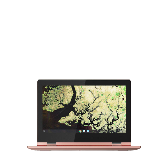Lenovo C340-11 Chromebook, Intel Celeron, 4GB RAM, 32GB eMMC, 11.6", Sand Pink