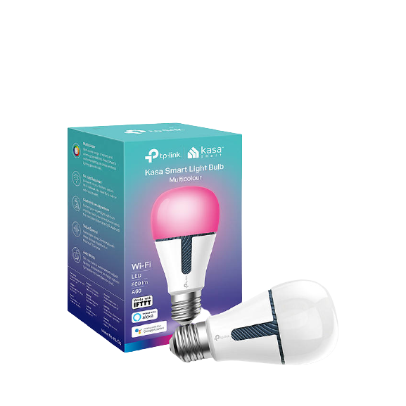 TP-Link KL130 Kasa Wi-Fi, E27 Screw-In, Smart Multicolour LED Light Bulb with Dimmable Light