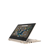 Lenovo Chromebook C330 81HY000AUK Laptop, MediaTek, 4GB RAM, 64GB eMMC, 11.6”, Champagne