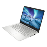 HP 14S-DQ0030NA 14" Laptop, Intel Pentium, 4GB, 128GB, 1E6Z5EA#ABU, Silver