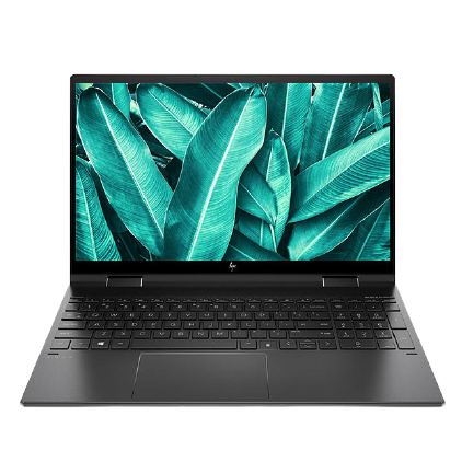 HP ENVY x360 15-ee0000na Convertible Laptop, AMD Ryzen 5, 8GB RAM, 512GB SSD, 15.6", Full HD, Black
