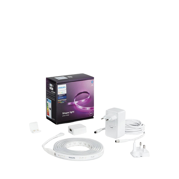 Philips Hue White and Colour Ambiance Colour Changing LED Lightstrip - Pristine