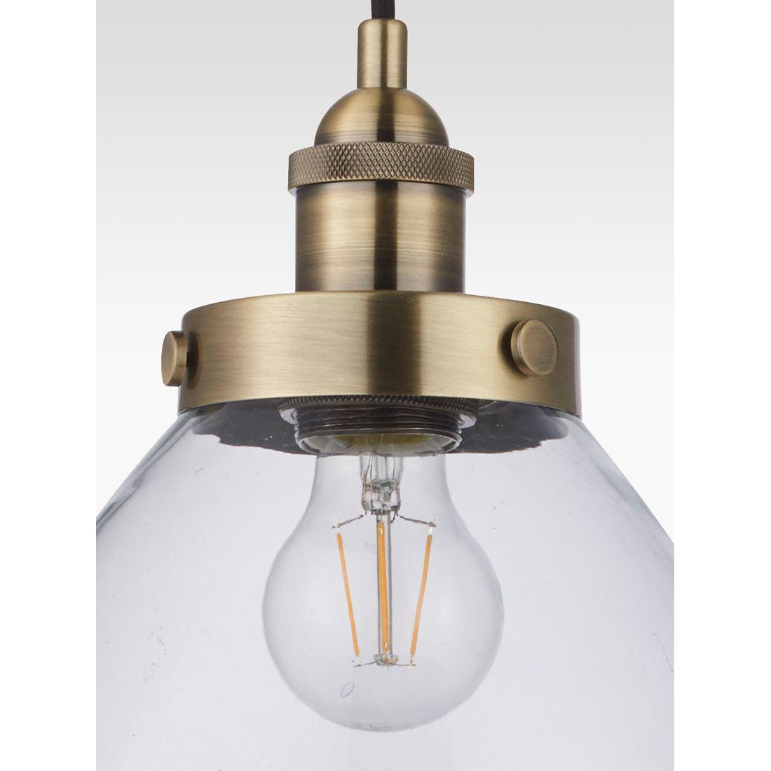 Bay Lighting Carter Ceiling Light, Antique Brass