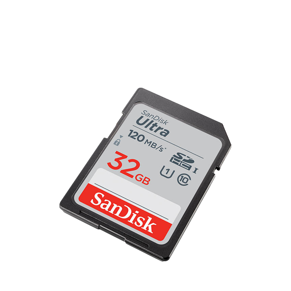 SanDisk Ultra 32GB SDHC Memory Card, Up to 120 MB/s