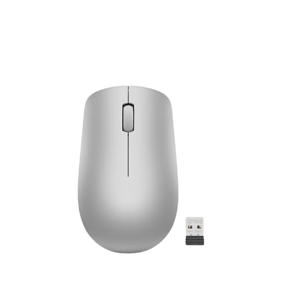 Lenovo 530 Wireless Mouse, Platinum Grey