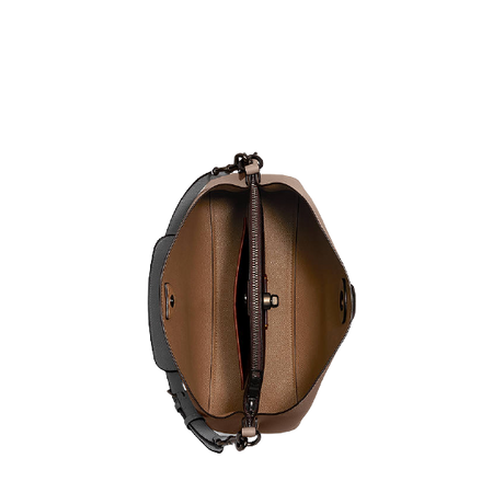 Coach Willow Leather Shoulder Bag, Taupe