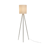 John Lewis & Partners Tripod Floor Lamp - Brushed Steel