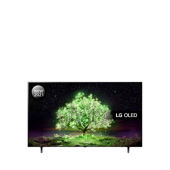 LG OLED55A16LA (2021) OLED HDR 4K Ultra HD Smart TV, 55 inch with Freeview Play/Freesat HD & Dolby Atmos, Black