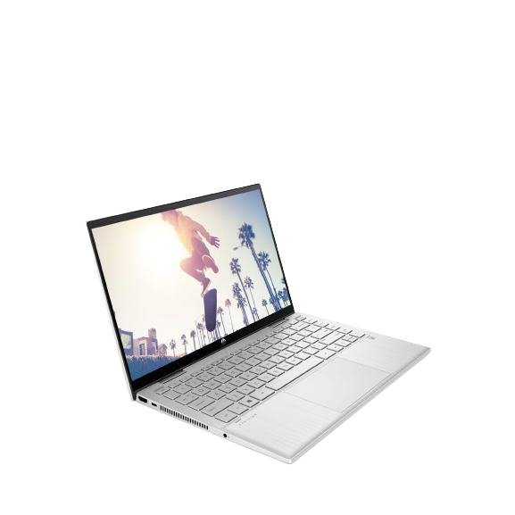 HP Pavilion x360 14-DY0016NA Laptop, Intel i5, 8GB RAM, 512GB SSD, 14" Full HD, Natural Silver