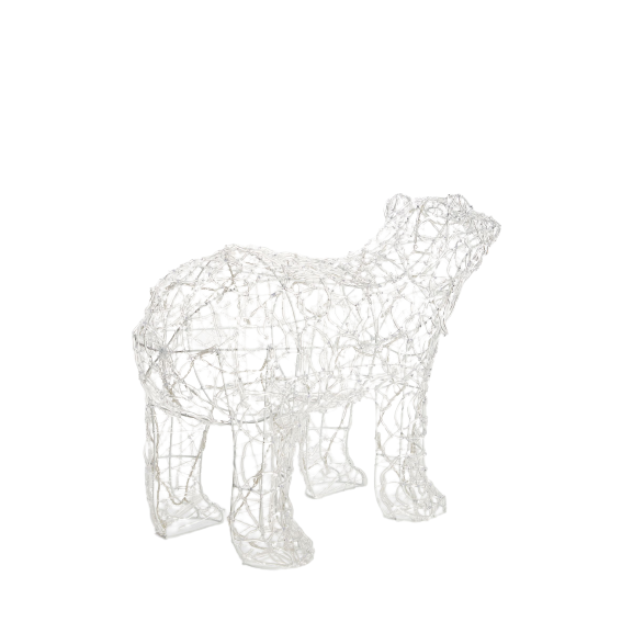 John Lewis & Partners Polar Bear 60 LED Figure