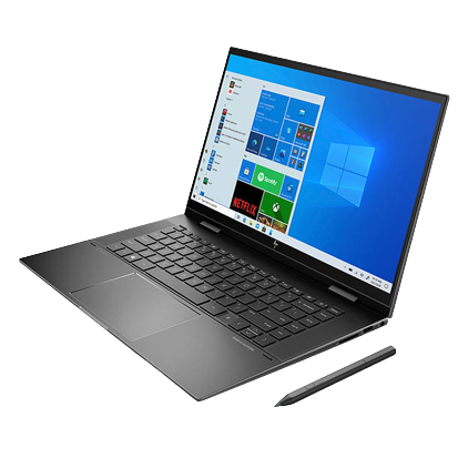 HP Envy X360 15 15.6 Inch 2-In-1 Laptop, AMD Ryzen 7 5700U, 16GB Ram, 512GB SSD, Black