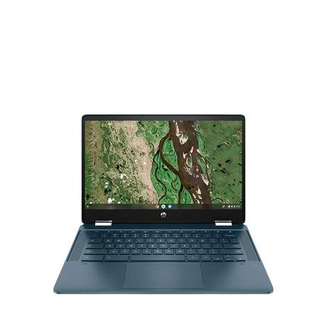 HP 14B-CB0004NA Chromebook, Intel Pentium, 8GB RAM, 128GB SSD, 14", Blue - Refurbished Excellent