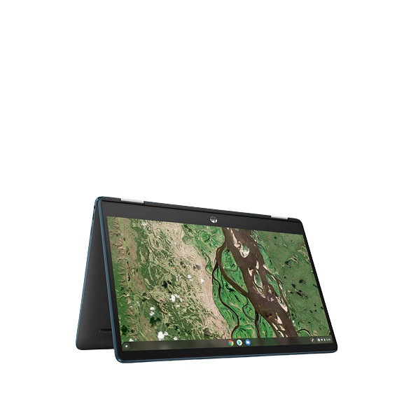 HP 14B-CB0004NA Chromebook, Intel Pentium, 8GB RAM, 128GB SSD, 14", Blue - Refurbished Excellent
