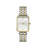 Rosefield Women's Octagon Two-Tone Bracelet Strap Watch, Gold/Silver OWSSSG-O48