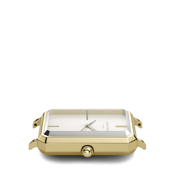 Rosefield Women's Octagon Two-Tone Bracelet Strap Watch, Gold/Silver OWSSSG-O48