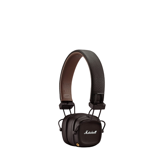 Marshall Major IV Fold Wireless Headphones Brown Refurbished Good