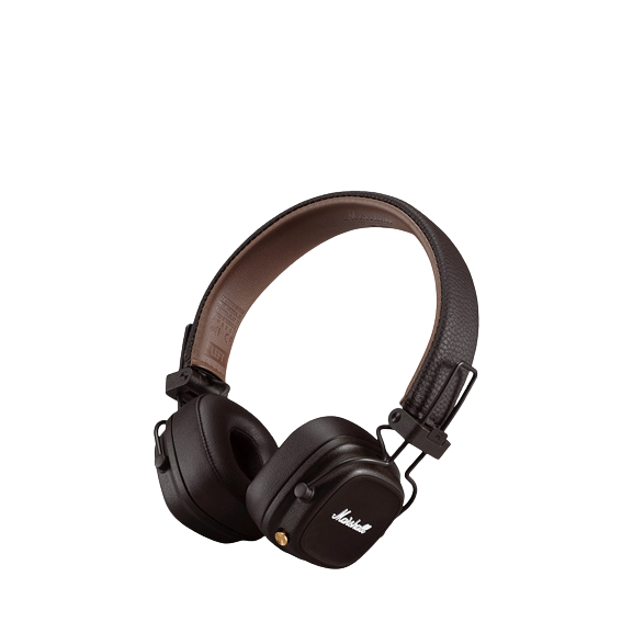 Marshall Major IV Fold Wireless Headphones - Brown - Refurbished Good