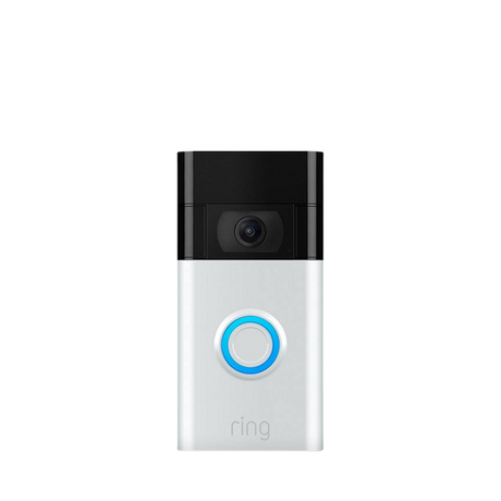 Ring Smart Video Doorbell with Built-in Wi-Fi & Camera - Satin Nickel - Excellent