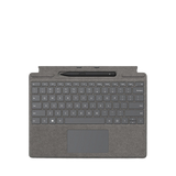 Microsoft Surface Pro Signature Type Keyboard Cover for Pro 8 and Pro X, Platinum (8X6-00063) - Refurbished Good