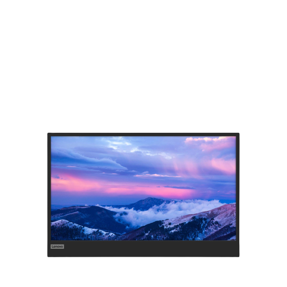 Lenovo L15 Full HD Portable Mobile Monitor, 15.6", Black