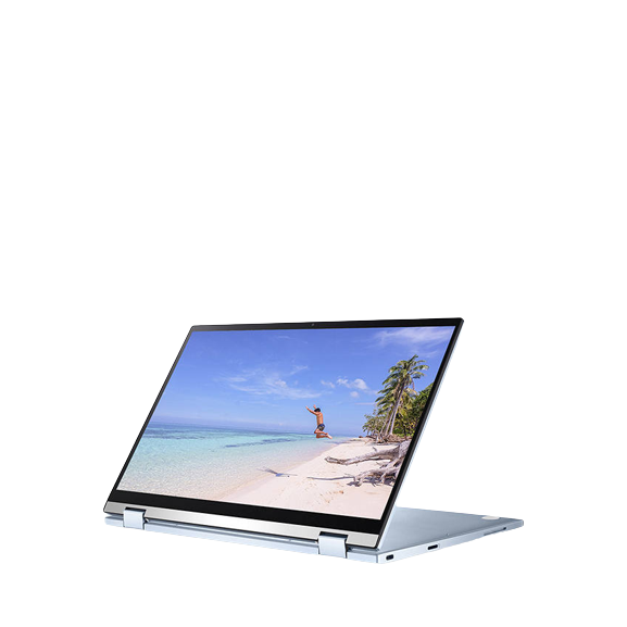 ASUS C433TA-AJ0329 Chromebook Flip Laptop, Intel Core M3, 4GB RAM, 128GB eMMC, 14", Silver / Blue - Refurbished Pristine