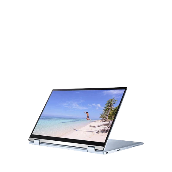 ASUS C433TA-AJ0329 Chromebook Flip Laptop, Intel Core M3, 4GB RAM, 128GB eMMC, 14", Silver / Blue - Refurbished Good