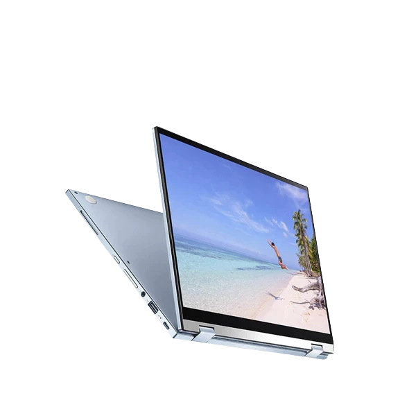 ASUS C433TA-AJ0329 Chromebook Flip Laptop, Intel Core M3, 4GB RAM, 128GB eMMC, 14", Silver / Blue - Refurbished Good