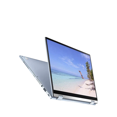 ASUS C433TA-AJ0329 Chromebook Flip Laptop, Intel Core M3, 4GB RAM, 128GB eMMC, 14", Silver / Blue - Refurbished Good