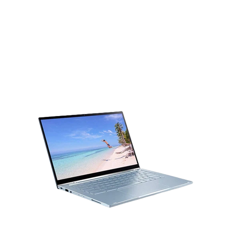 ASUS C433TA-AJ0329 Chromebook Flip Laptop, Intel Core M3, 4GB RAM, 128GB eMMC, 14", Silver / Blue - Refurbished Good