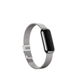 Fitbit Stainless Steel Mesh Band for Fitbit Luxe, Platinum