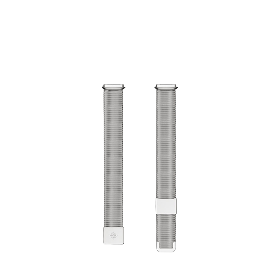 Fitbit Stainless Steel Mesh Band for Fitbit Luxe, Platinum