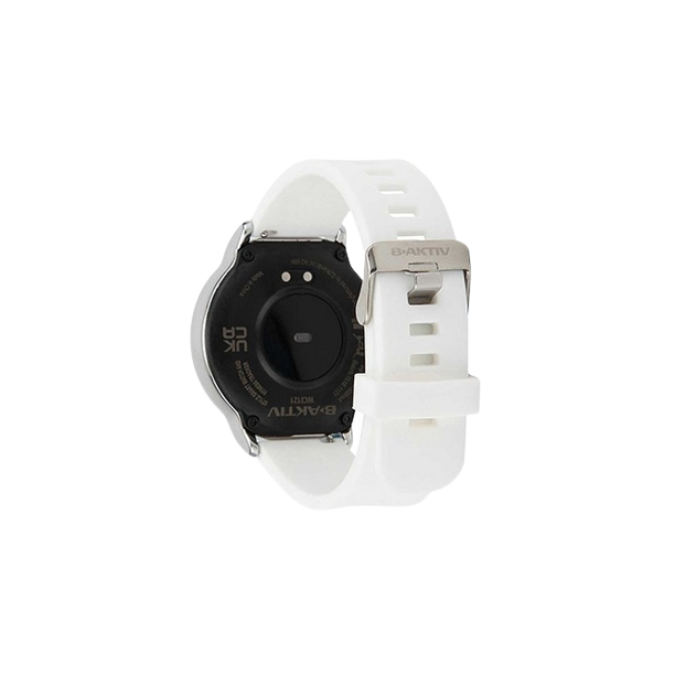 B Aktiv Style Smart Watch and Fitness Tracker White Silver