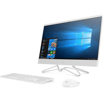 HP 24-f0054na All-in-One Desktop PC, Intel Core i5-9400T, 8GB RAM, 1TB HDD 23.8", Snow White