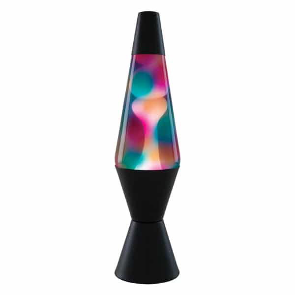 Schylling Classic Lava Lamp - Black with Gold & Silver Glitter