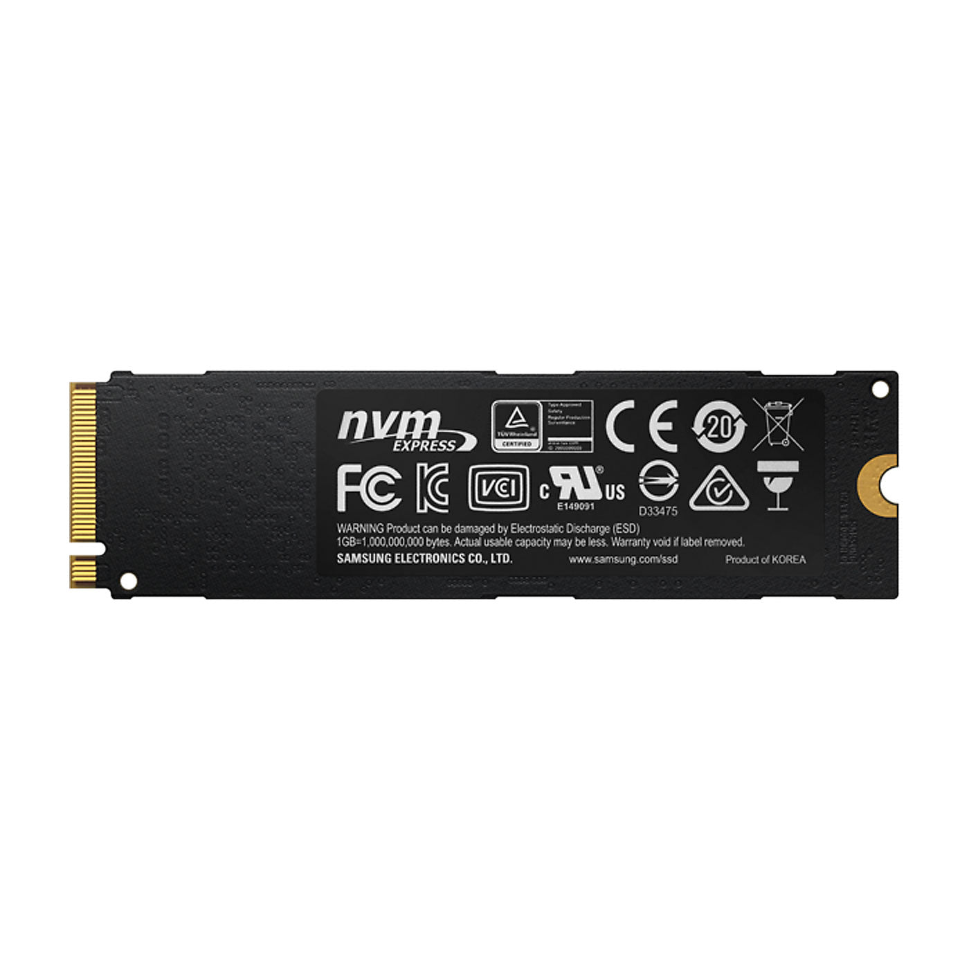 Samsung MZ-V6E500 960 Evo PCIe NVMe 500GB SSD