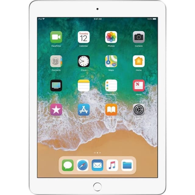 Apple iPad (2017) 5th Generation 9.7", MP2J2LL/A, Wi-Fi, 128GB, Silver - Refurbished Fair