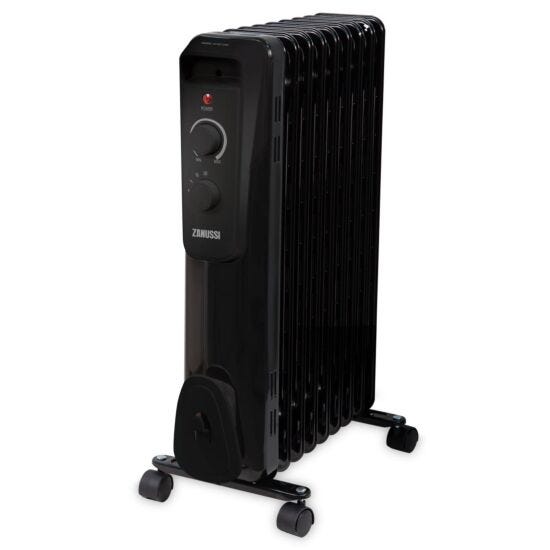 Zanussi ZOFR5004B 9 Fin Oil Filled Radiator