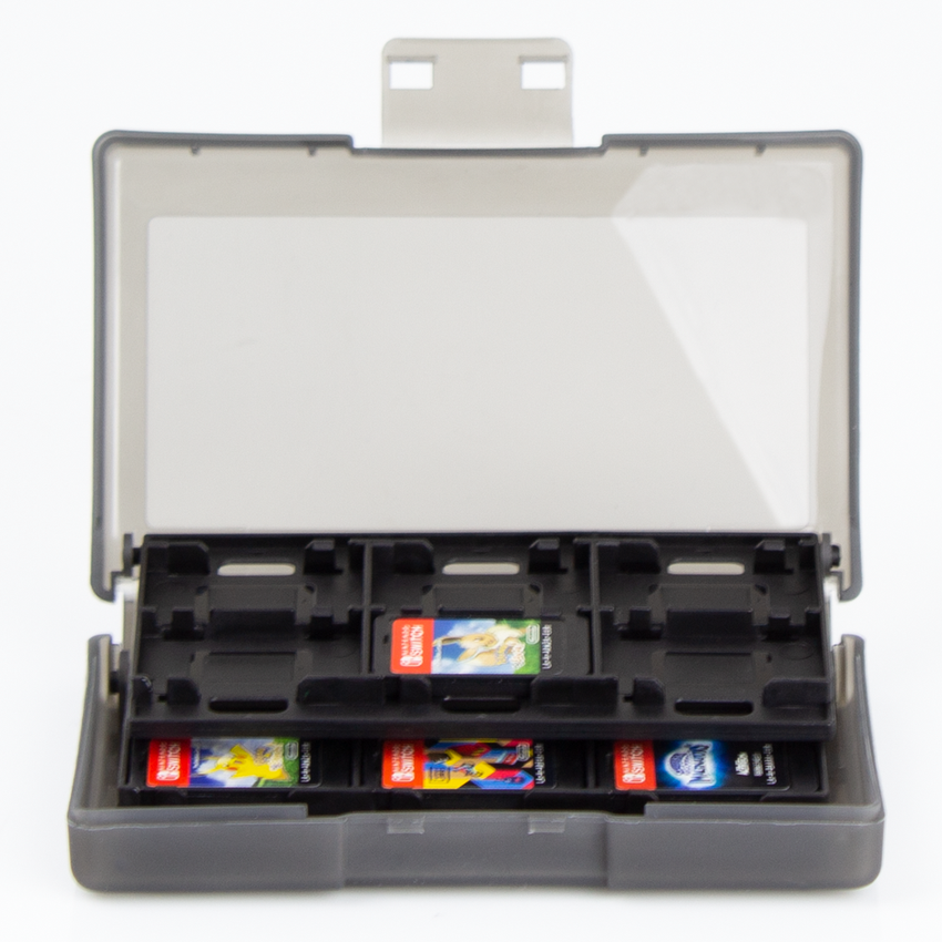 Orzly Game Cartridge Case & Thumbgrips for Nintendo Switch