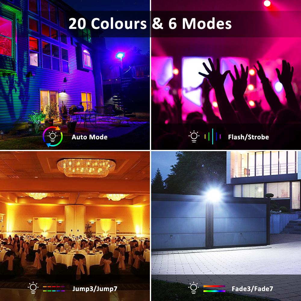NOVOSTELLA LED RGB Flood |Light 100W