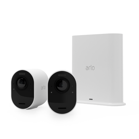 Arlo Ultra Wireless Smart Security System with Two 4K HDR Cameras (VMS5240-100EUS) - Refurbished Good
