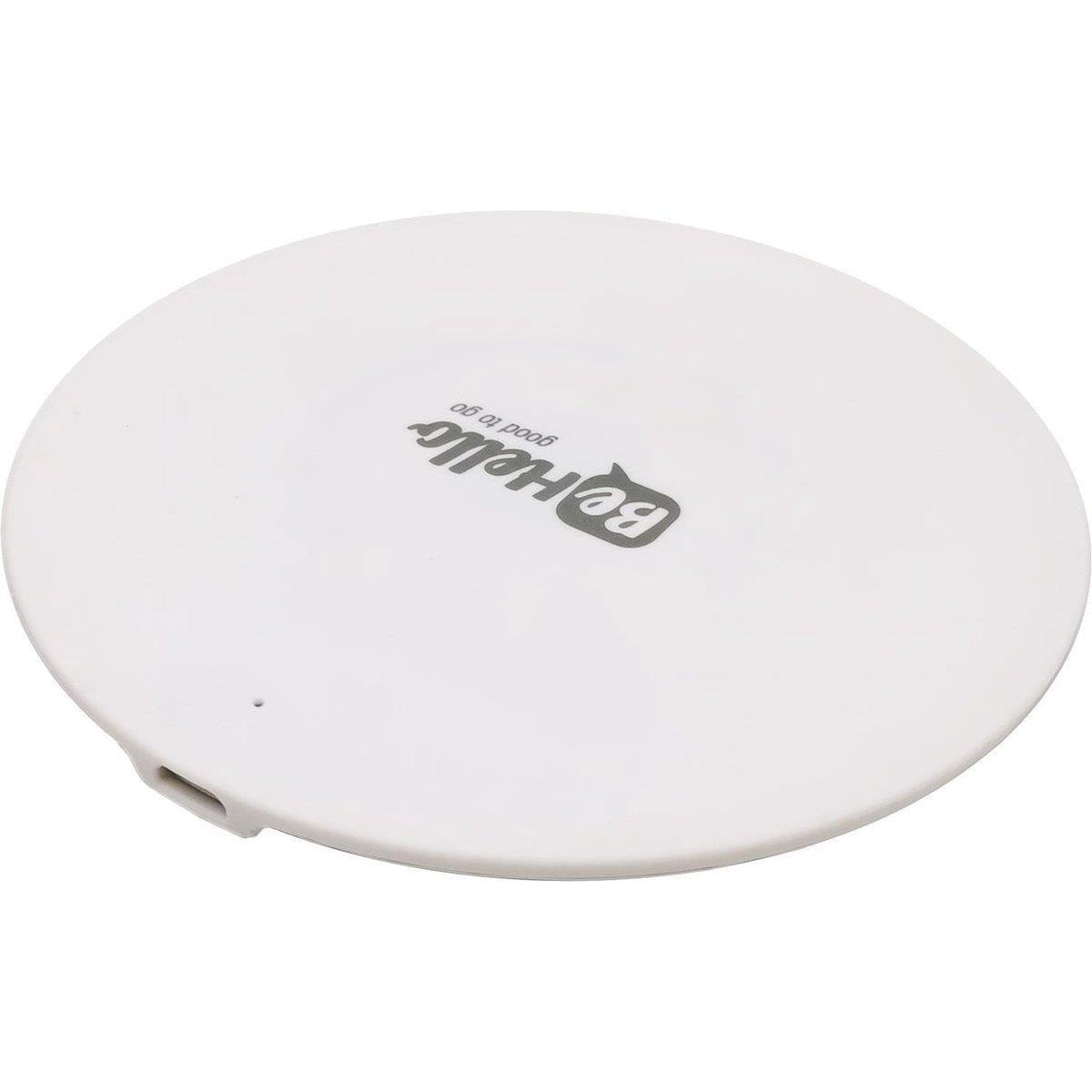 Behello Fast Wireless Charger Charging Pad 5w / 10w, Samsung, Apple - White