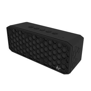 KitSound Hive X Bluetooth Portable Wireless Stereo Speaker for iPhone/iPad/Samsung/Android, Black
