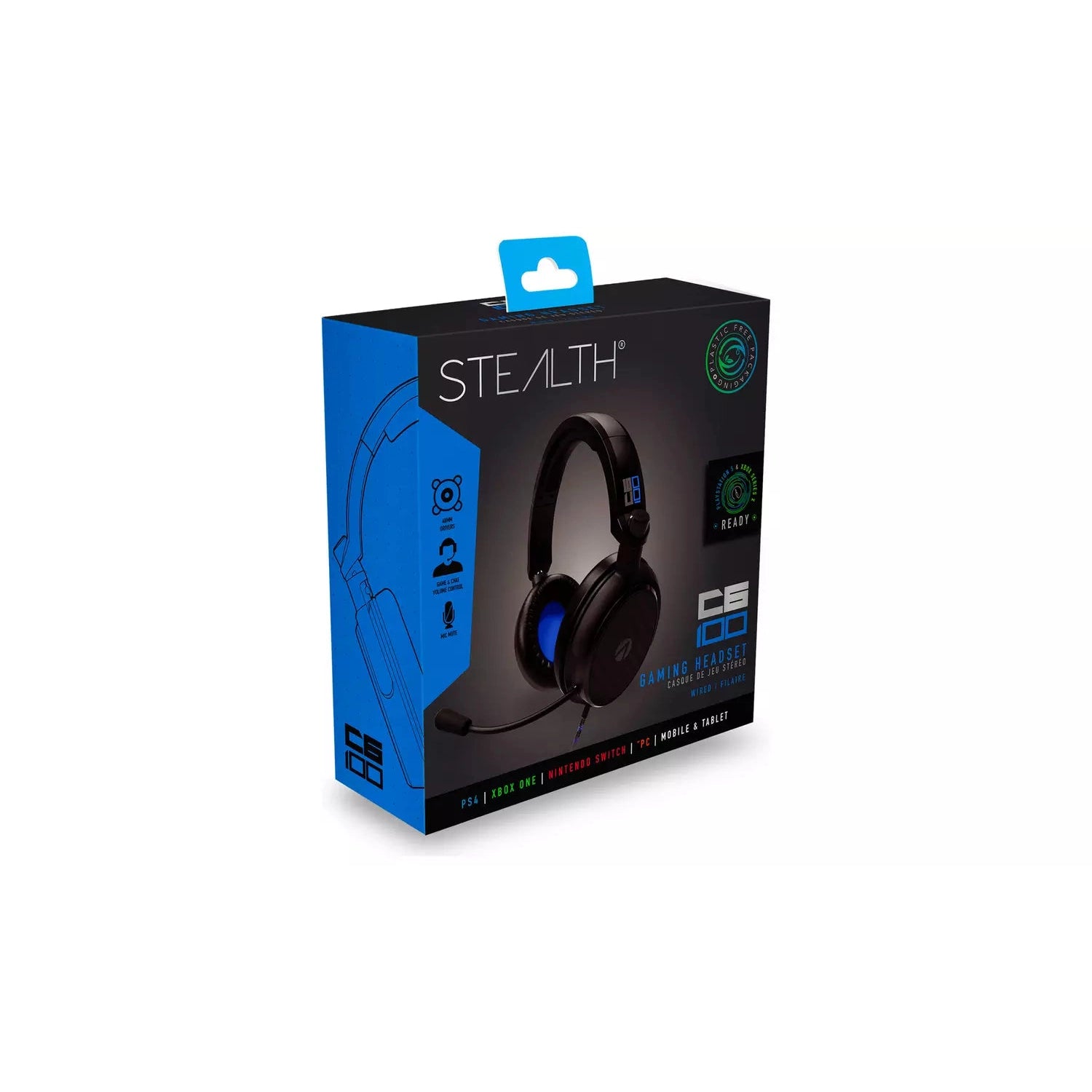 Go Gaming and | Stand C6-100 Must Stealth Headset Stock