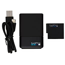 GoPro Dual Battery Charger + Battery AADBD-001-ES - Black
